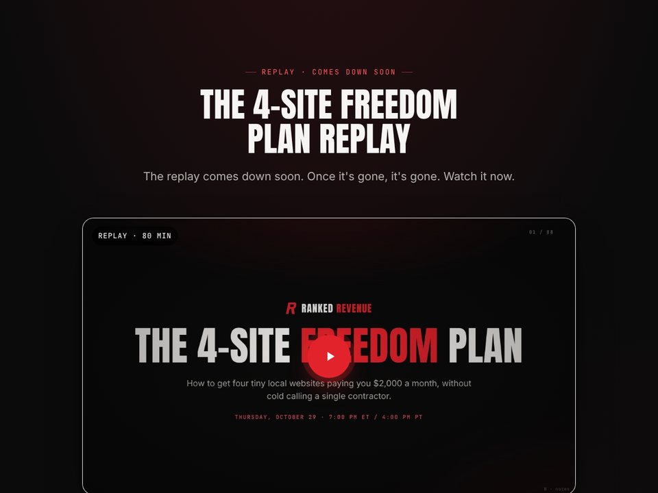 Replay + application preview